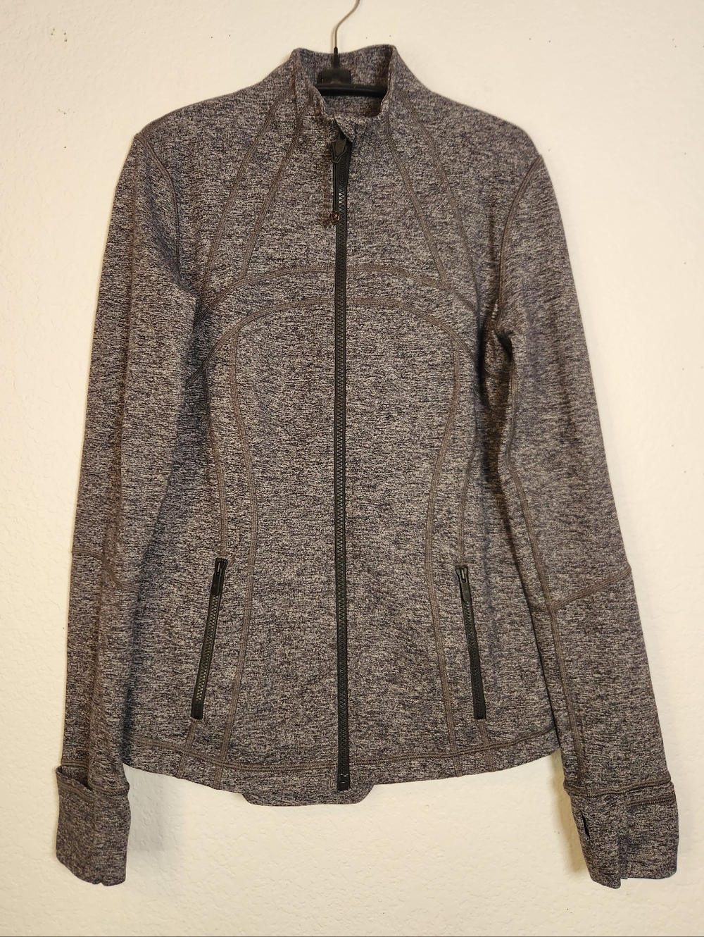 Lululemon Athletica‎ Define Women’s Gray Heather Zip-Up Jacket, Size 8